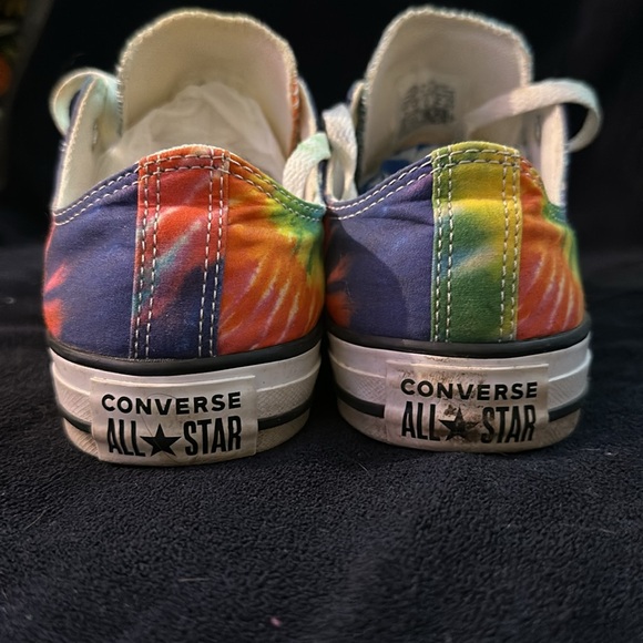 Converse All Star tie-dyed tennis multi color sneakers shoes - Picture 7 of 10